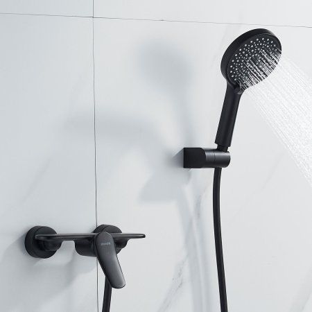 Смеситель  для душа Shevanik S4OR71TI6HSG, Черный