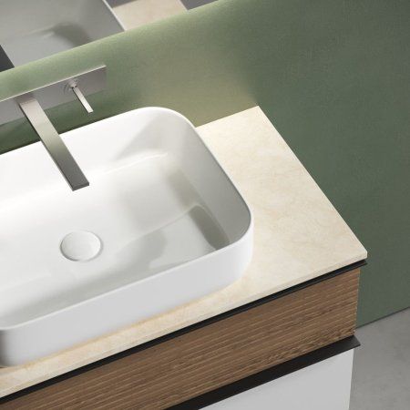 Столешница Sancos TT80A2 80х46 без отверстия под смеситель, Kreman