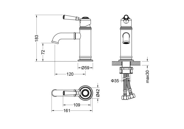 Комплект смесителей Aquatek AQ1530CR, хром