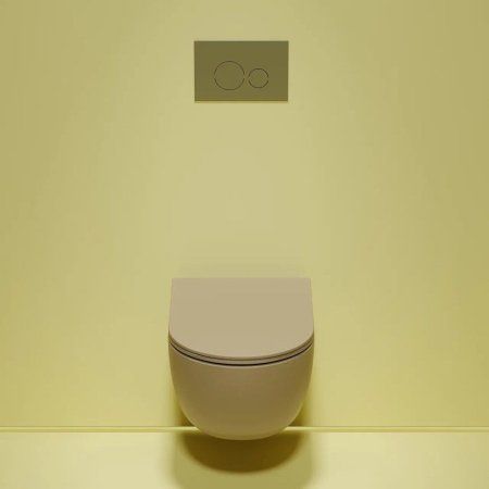 Унитаз подвесной Ceramica Nova Modena CN6063MC с микролифтом, капучино матовый