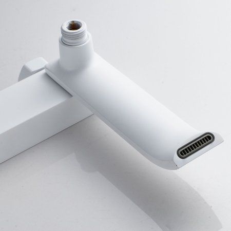 Смеситель для ванны однорычажный  Shevanik S4002C, Белый