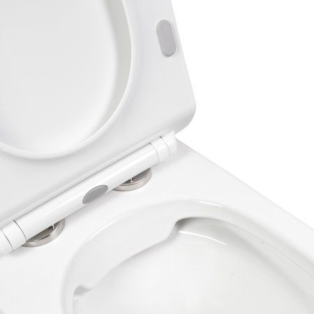 Унитаз напольный безободковый белый с сиденьем микролифт BOND F06-00