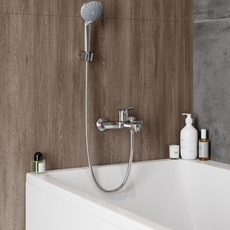 Смеситель для ванны Teymi Ritta, хром T10207