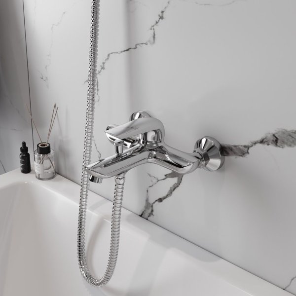 Смеситель для ванны Teymi Hanna, хром T10205