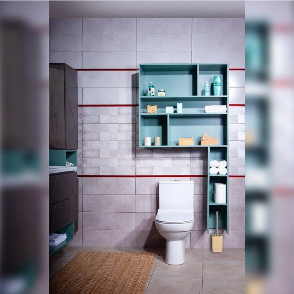 Шкаф навесной открытый Бриклаер КРИСТАЛЛ 90 см, муссон