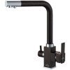 Смеситель для кухни ZorG Steel Hammer SH 805 черный\хром