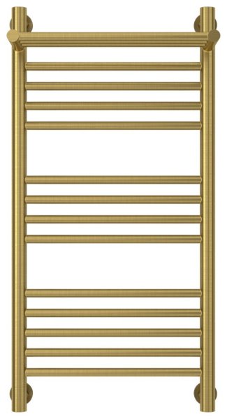 Полотенцесушитель водяной Сунержа Богема+ с 1 полкой 051-0223-8040 800x400 состаренная латунь