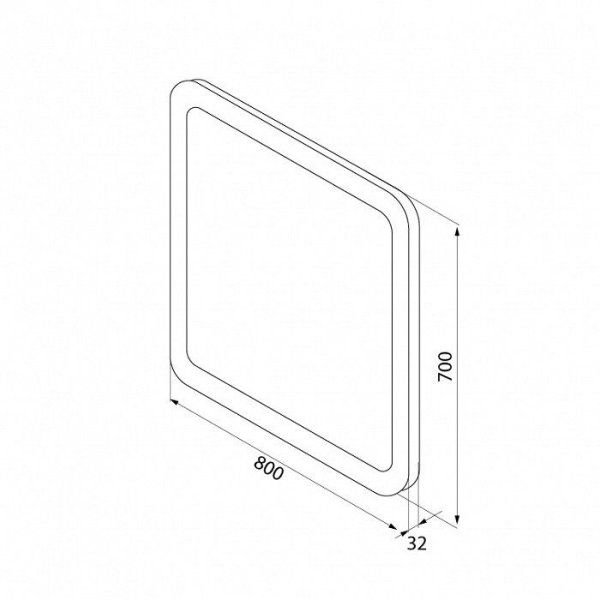 Зеркало IDDIS Edifice 80 (EDAKI8DK00WK0iZV98WO)