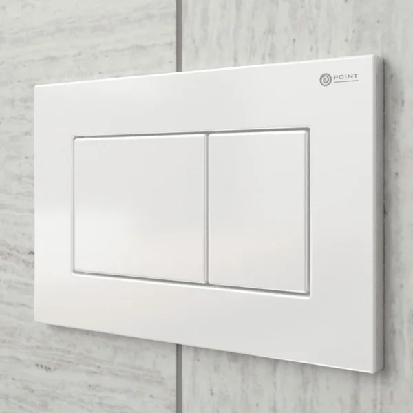 Кнопка смыва Point Ника PN44081W для инсталляции, белый