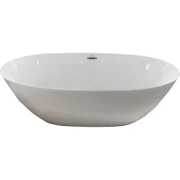 Акриловая ванна Ceruttispa Greta CT10516 168x80 см, отдельностоящая, белый