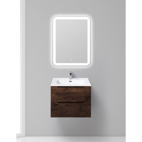 Тумба с раковиной BelBagno Etna ETNA-600-2C-SO-RW-P 60 Rovere Moro