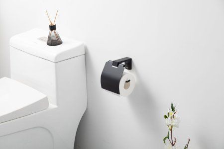 Держатель туалетной бумаги Frap F30603-6, черный