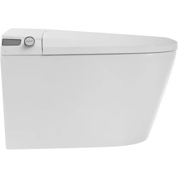 Электронный унитаз-биде подвесной Abber Bequem AC1119S импульсный, с сиденьем микролифт, белый
