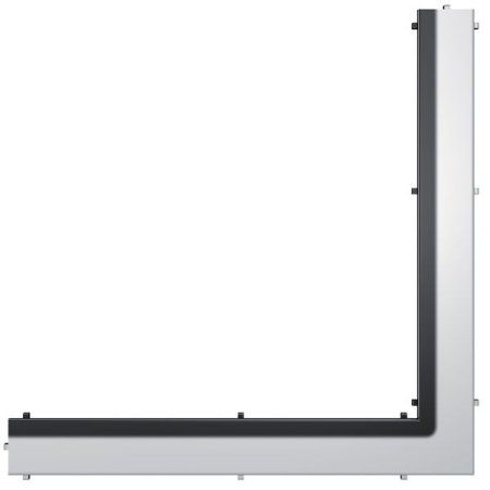 Решетка Tece TECEdrainline Steel II 611082 100х100 угловая, нержавеющая сталь глянцевая