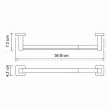 Держатель туалетной бумаги WasserKRAFT Lippe K-6591 хром