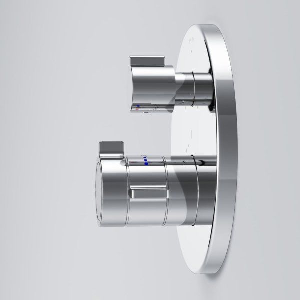 Смеситель с термостатом монтируемый в стену на 3 потребителя AM.PM X-Joy F85A95600