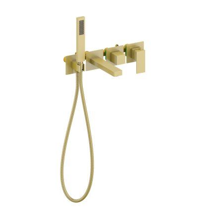 Смеситель встроенный для ванны с душем Timo Selene золото матовое (2014/17YSM)
