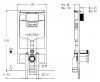 Система инсталляции для унитазов VitrA 740-5800 3/6 л