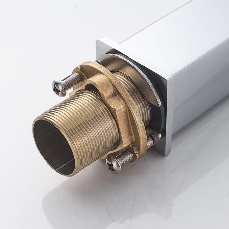 Смеситель для раковины однорычажный с гайкой Shevanik S9611, Хром