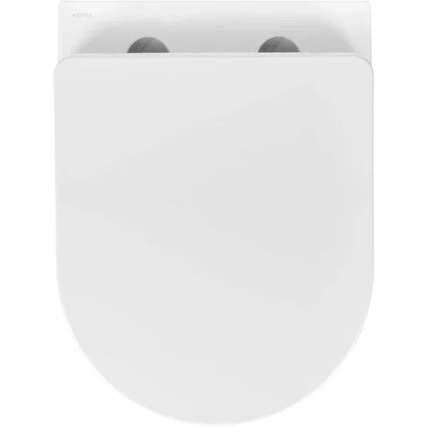 Унитаз подвесной Aquatek Мия AQ2004T-00 безободковый, торнадо, с сиденьем микролифт, белый