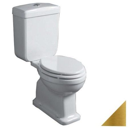 Унитаз-компакт Simas Londra LO931bi горизонтальный выпуск, белый/золото