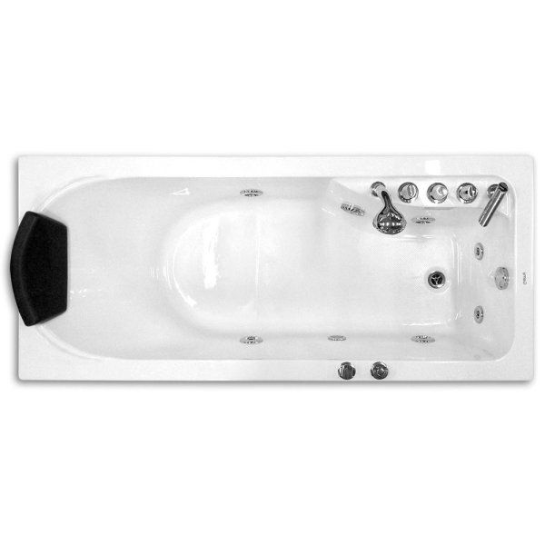 Акриловая ванна Gemy G9006-1.7 B R с гидромассажем