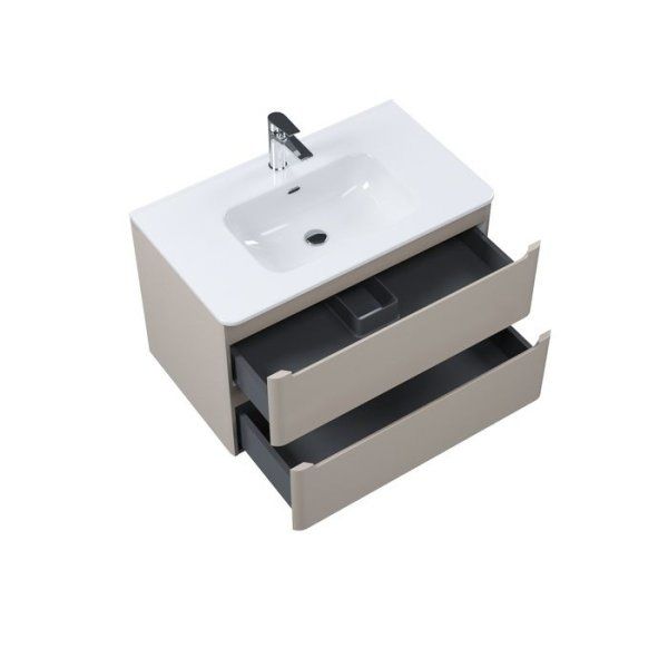 Тумба с умывальником, подвесная, 80 см, капучино, Edifice, IDDIS подходит умыв. 0108000i28 (EDJSI8RN0CRE0iDQ95OAK)