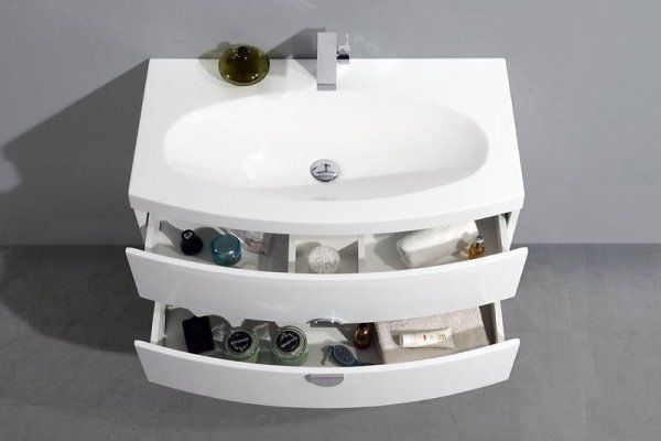 Мебель для ванной BelBagno Senso 92 bianco lucido