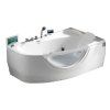 Акриловая ванна Gemy G9046 O R с гидромассажем