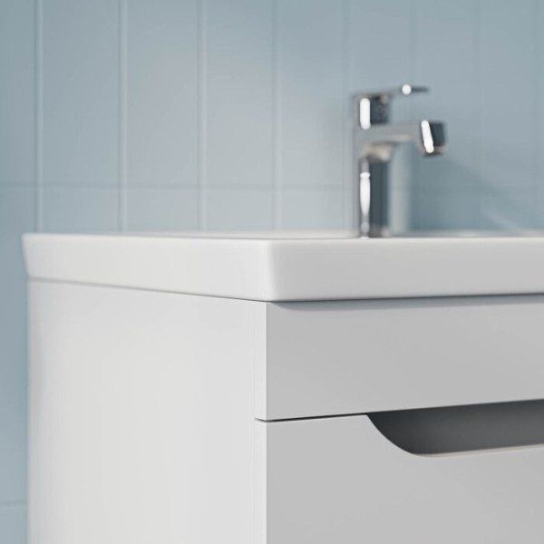 Тумба с умывальником, подвесная, 60 см, белый, Sky, IDDIS, SKY60W0i95K подходит умыв. 4076000i28