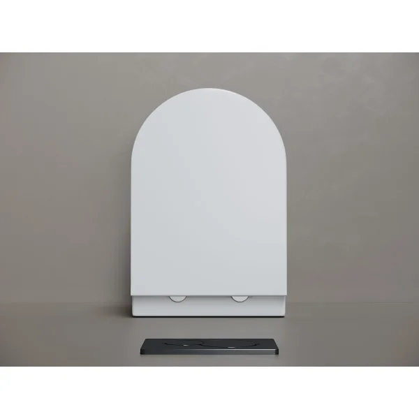 Унитаз подвесной Ceramicanova Whirl CN11007T безободковый, торнадо, с сиденьем микролифт, белый