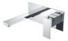 Смеситель для умывальника из стены Qubic Chrome Boheme 475-CR