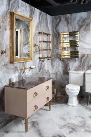 Столешница мрамор 101см Emprador Dark Armadi Art 857-101-ED