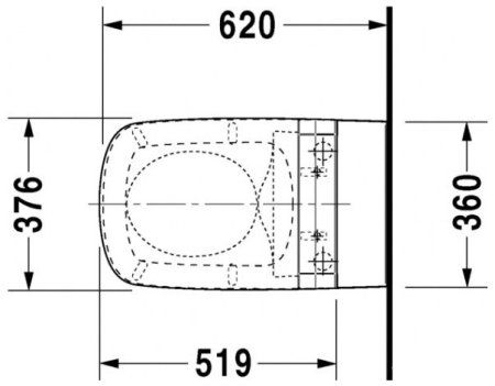 Унитаз подвесной Duravit DuraStyle SensoWash 25425900001-WG Wonder Gliss