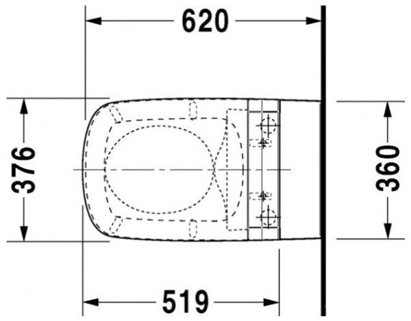 Унитаз подвесной Duravit DuraStyle SensoWash 25425900001-WG Wonder Gliss