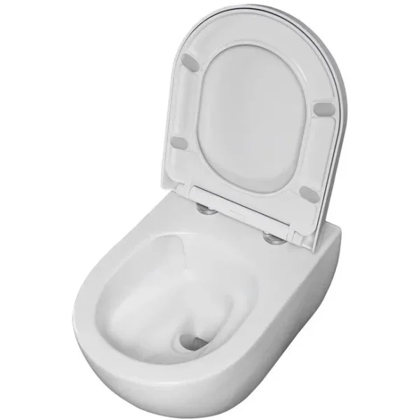 Унитаз подвесной beWash Bogen 88393201 безободковый, торнадо, с сиденьем микролифт, белый