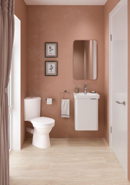 Унитаз-компакт угловой Norm Wenkel 360х770х805, сиденье термопласт с микролифтом, белый (9854B099-7200)