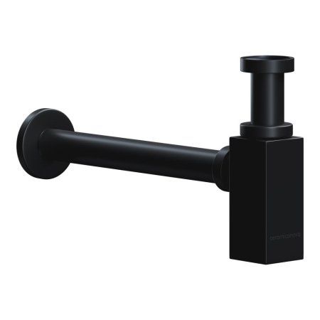 Сифон бутылочный для раковины Ceramica Nova 70002MB черный матовый