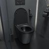 Унитаз подвесной IDDIS Calipso, черный матовый (CARXLRXD3BWGMiNJ25RX)