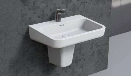 Раковина ARROW AGP32037D 49,8x50 см с полупьедестал AGL9605C