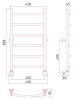 Полотенцесушитель водяной Стилье Аксиома 80х40