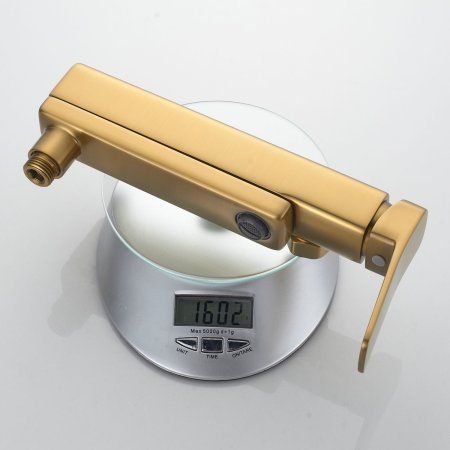 Смеситель для ванны Shevanik S9VP95MD2GMW, Золотой сатин