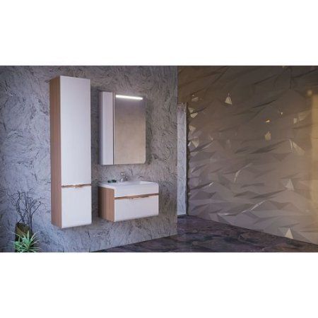 Зеркало-шкаф RAVAL Tetra 60 Белый с подсветкой (Tet.03.60/W)