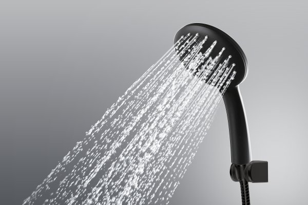 Душевая лейка SANCOS Lotus, диаметр 115 мм, 3 режима, цвет черный матовый,  SC6003MB