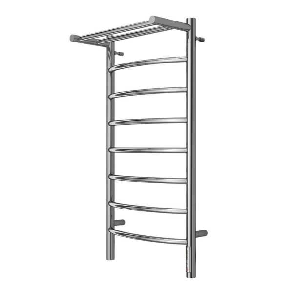 Полотенцесушитель электрический с полкой Terminus Классик П8 40х85 4670078531407, хром