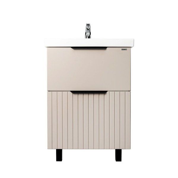 Тумба VIANT "Сицилия" MODUO 60 2 ящика капучино 428x568x820 (VSIC60MDCAP-T2Y)