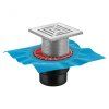 Душевой трап Berges Wasserhaus Zentrum Uno 090472 15x15 хром матовый