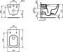 НАБОР 3 В 1 Ideal Standard i.Life B - Комплект Унитаз + Сиденье + Инсталляция T461401+T468301+R020467 (I001401)