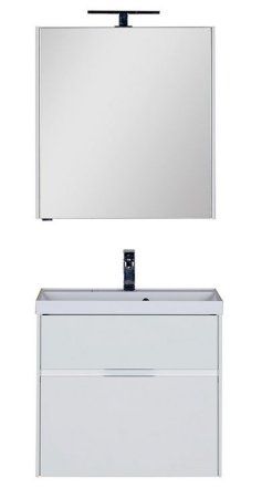 Шкаф-зеркало Aquanet Латина 00179997 70 белый