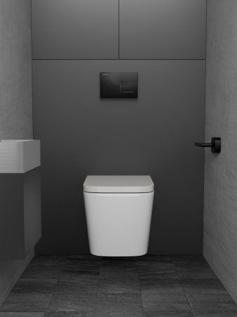 Клавиша смыва Knotlor BIS103BL, черный